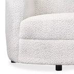 MAISONS : Intérieur + Extérieur Canapé bouclé incurvé bohème Pinehush 85 po avec coussins à ressorts ensachés