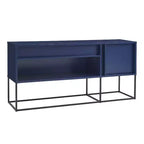 Meuble TV 24/7 Shop At Home Tidehigh Modern 1 tiroir pour téléviseurs jusqu'à 65 pouces avec lumières LED