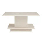 Table basse carrée contemporaine 24/7 Shop At Home Traci 31 avec rangement dissimulé