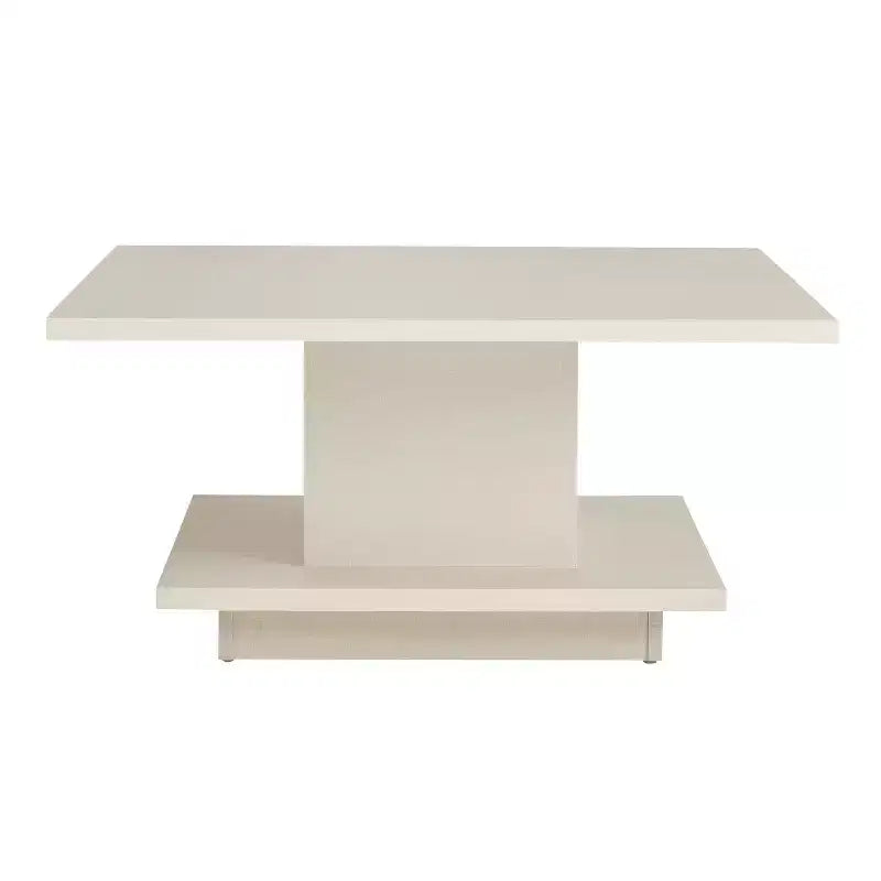 Table basse carrée contemporaine 24/7 Shop At Home Traci 31 avec rangement dissimulé
