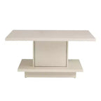 Table basse carrée contemporaine 24/7 Shop At Home Traci 31 avec rangement dissimulé