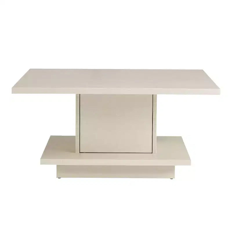 Table basse carrée contemporaine 24/7 Shop At Home Traci 31 avec rangement dissimulé