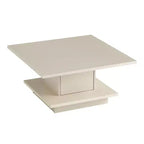 Table basse carrée contemporaine 24/7 Shop At Home Traci 31 avec rangement dissimulé