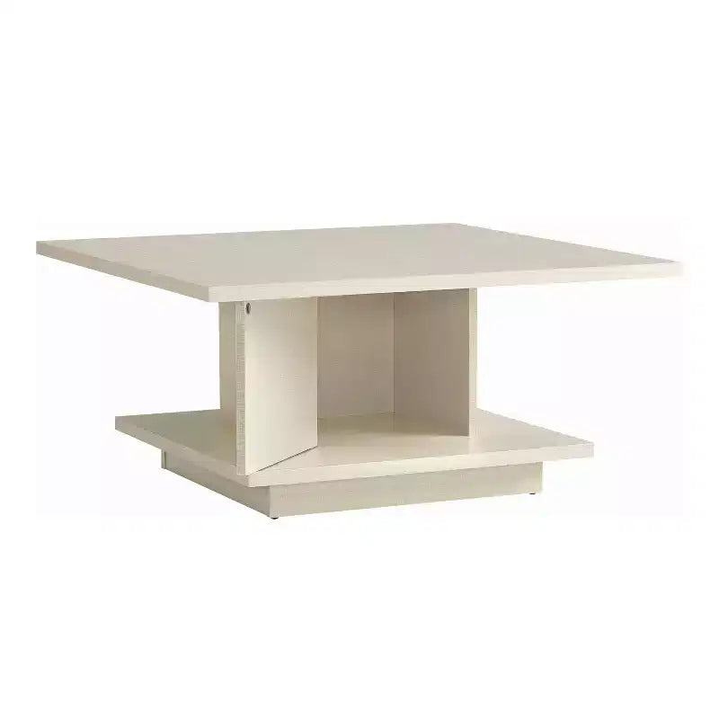Table basse carrée contemporaine 24/7 Shop At Home Traci 31 avec rangement dissimulé