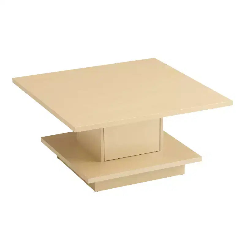 Table basse carrée contemporaine 24/7 Shop At Home Traci 31 avec rangement dissimulé