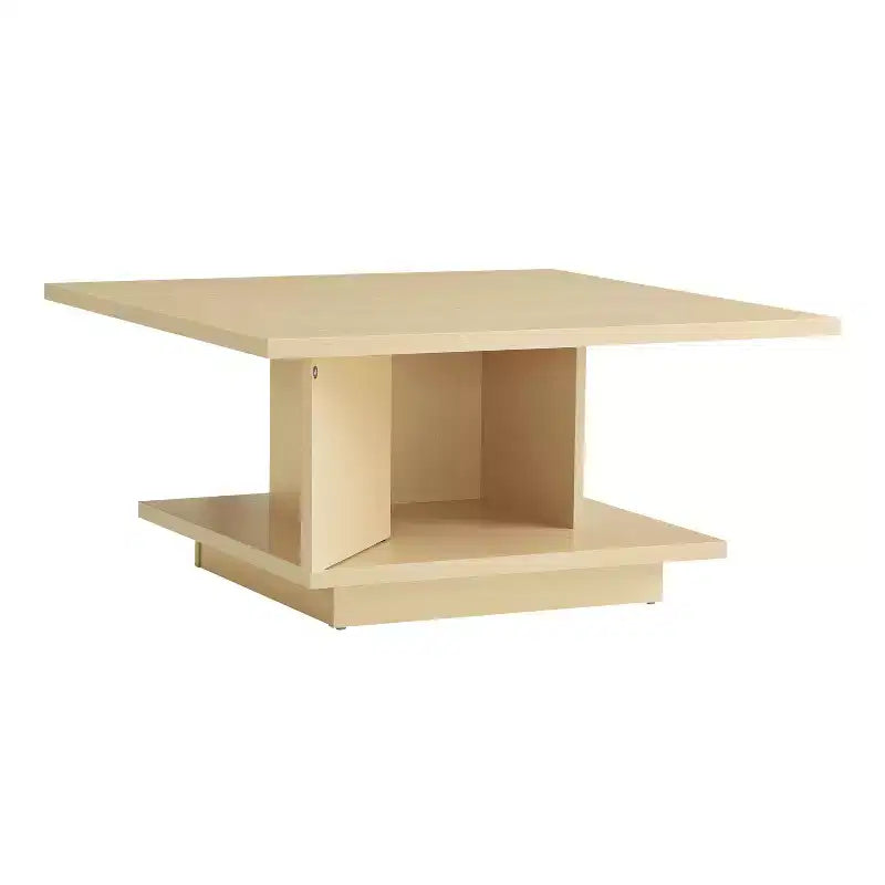 Table basse carrée contemporaine 24/7 Shop At Home Traci 31 avec rangement dissimulé