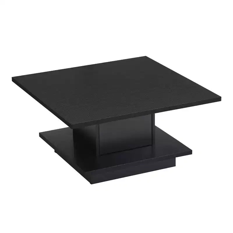 Table basse carrée contemporaine 24/7 Shop At Home Traci 31 avec rangement dissimulé