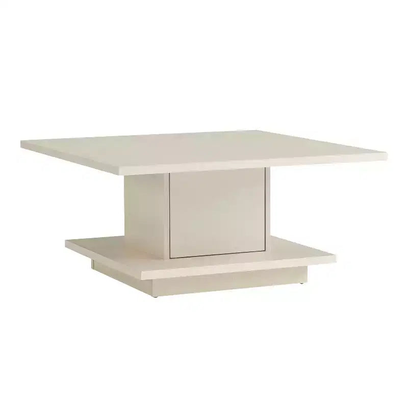 Table basse carrée contemporaine 24/7 Shop At Home Traci 31 avec rangement dissimulé