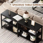 Tribesigns Grande console de 180 cm, table d'entrée/couloir à 3 niveaux