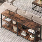 Tribesigns Grande console de 180 cm, table d'entrée/couloir à 3 niveaux