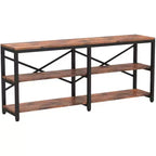 Tribesigns 70.9 Long Console Table, 3-Tier Hallway Entryway Table