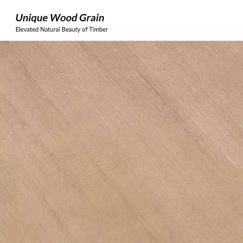 Nicola Table à manger ronde moderne du milieu du siècle en bois massif 54 po|HULALA HOME
