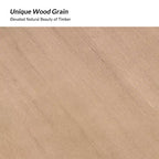 Nicola Table à manger ronde moderne du milieu du siècle en bois massif 54 po|HULALA HOME