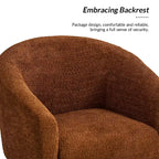 Ensemble de 2 fauteuils modernes en tissu bouclé Guy avec pieds en métal ART OF LIVING DESIGNS