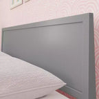 Cadre de lit double Max & Lily, plateforme classique en bois massif avec tête de lit pour enfants