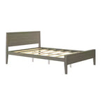 Cadre de lit double Max & Lily, plateforme classique en bois massif avec tête de lit pour enfants