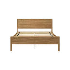 Cadre de lit double Max & Lily, plateforme classique en bois massif avec tête de lit pour enfants