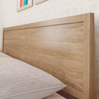 Cadre de lit double Max & Lily, plateforme classique en bois massif avec tête de lit pour enfants