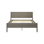 Cadre de lit double Max & Lily, plateforme classique en bois massif avec tête de lit pour enfants