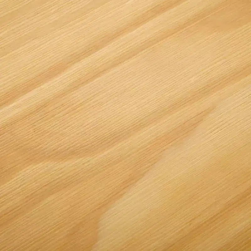 Table à manger ronde Planche+Poutre, table de cuisine en bois massif de 119 cm, table de ferme pour 4 personnes