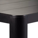 Table à manger Contour en bois massif 60" Plank+Beam pour 4 personnes