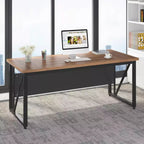 Lantine Bureau d'ordinateur simple de 55 pouces, Table d'écriture de bureau à domicile pour poste de travail
