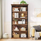 Bibliothèque Tribesign à 6 niveaux de 180 cm, étagère de rangement sur pied