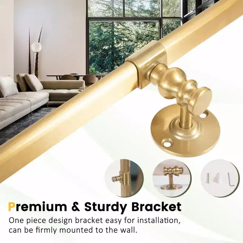 Dovelina Miroir mural décoratif pivotant à cadre métallique arqué avec coins arrondis, cadre 36x24 (lot de 2) - Or