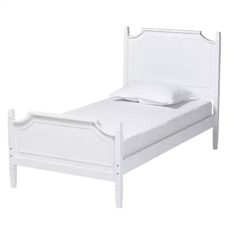 Lit plateforme en bois classique et traditionnel Mariana de Baxton Studio