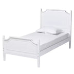 Lit plateforme en bois classique et traditionnel Mariana de Baxton Studio