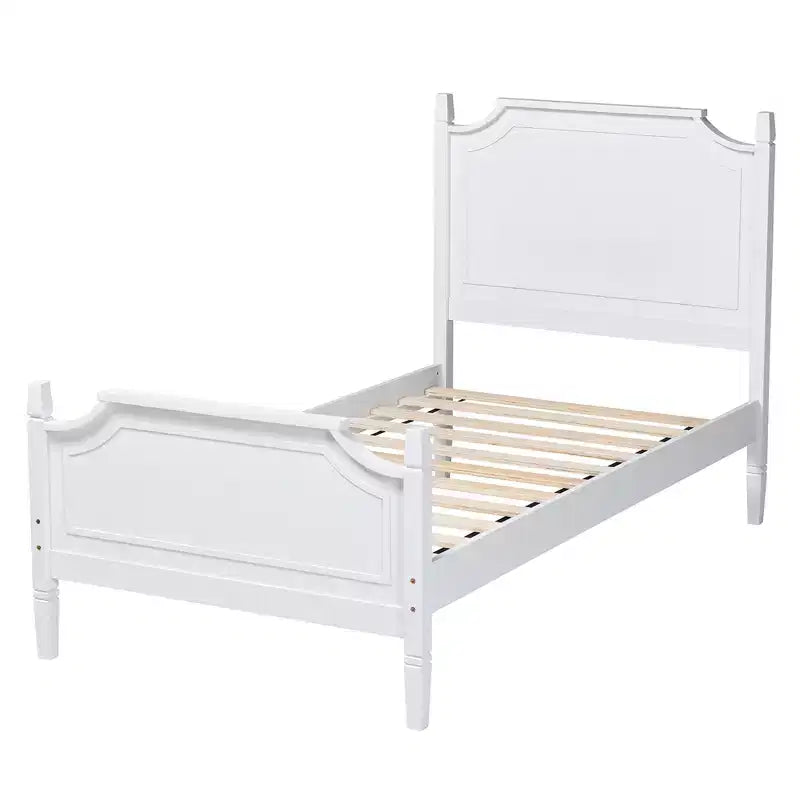 Lit plateforme en bois classique et traditionnel Mariana de Baxton Studio