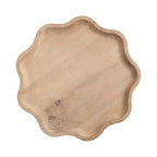 Table d'appoint en bois à bords festonnés Kate and Laurel Alezar
