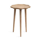 Table d'appoint en bois à bords festonnés Kate and Laurel Alezar