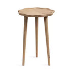 Table d'appoint en bois à bords festonnés Kate and Laurel Alezar