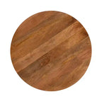 Table basse ronde Kate et Laurel Kershaw, 30x30x19, Noyer Marron