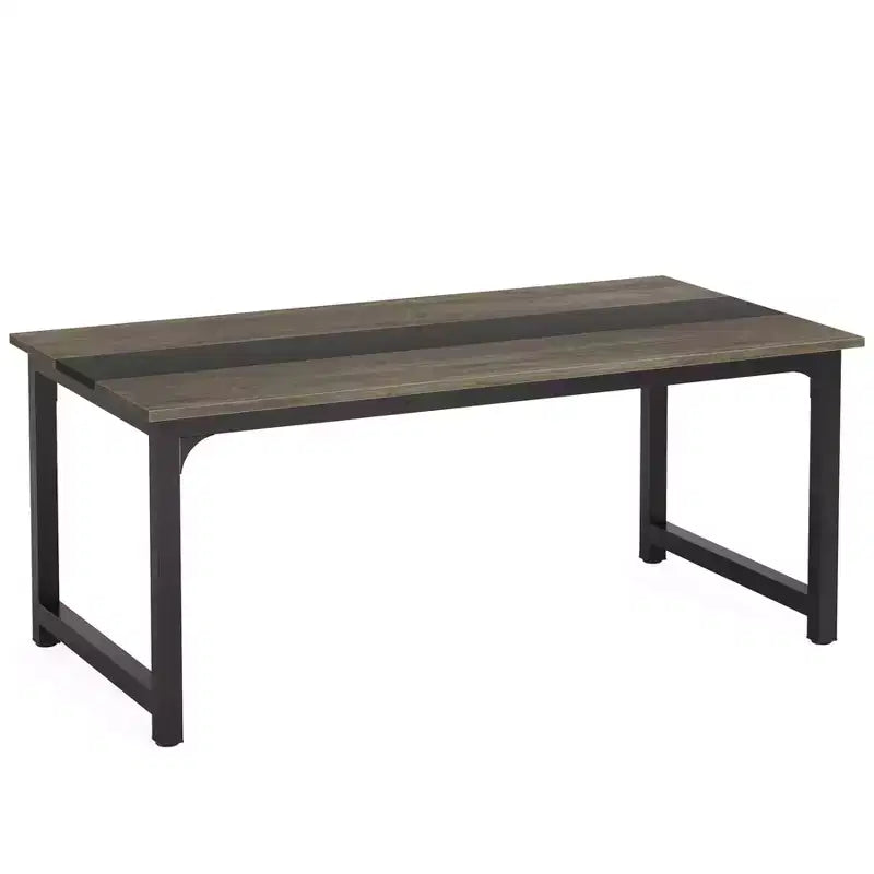 Tribesigns Bureau d'ordinateur moderne de 160 cm, poste de travail de salle de conférence pour bureau à domicile
