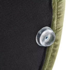 Pouf de rangement rond surdimensionné Jennifer Taylor Home Fuji de 48 cm