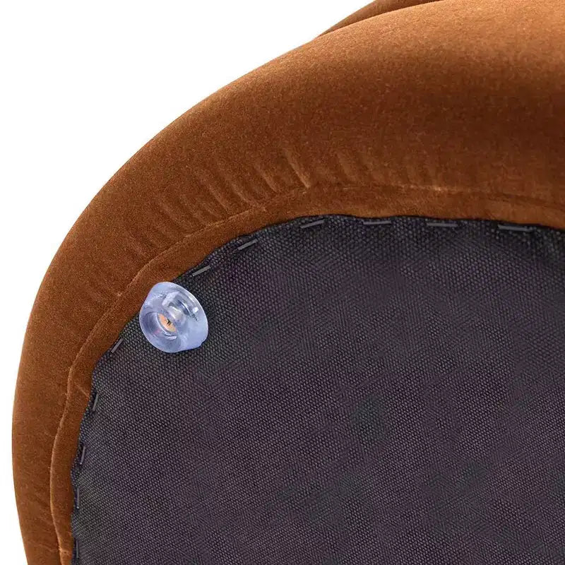 Pouf de rangement rond surdimensionné Jennifer Taylor Home Fuji de 48 cm