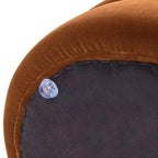 Pouf de rangement rond surdimensionné Jennifer Taylor Home Fuji de 48 cm