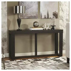 Signature Design by Ashley Table console/canapé contemporaine Watson, brun foncé