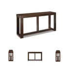 Signature Design by Ashley Table console/canapé contemporaine Watson, brun foncé