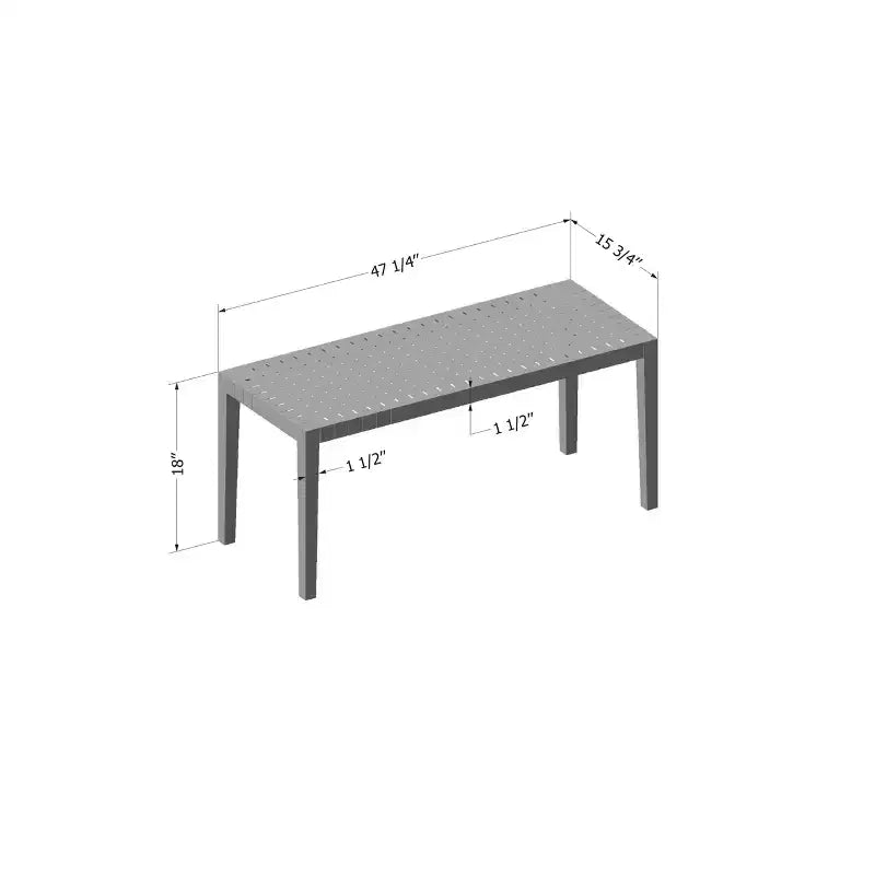 Bureau d'ordinateur Helsy South Shore avec barre d'alimentation