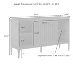 Crosley Asher Buffet 137 cm