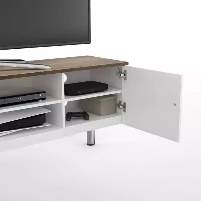 Meuble TV AVF Whitesands 1200 pour téléviseurs jusqu'à 60 pouces