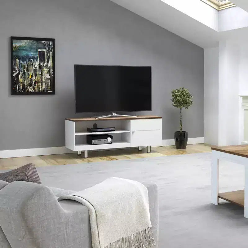 Meuble TV AVF Whitesands 1200 pour téléviseurs jusqu'à 60 pouces