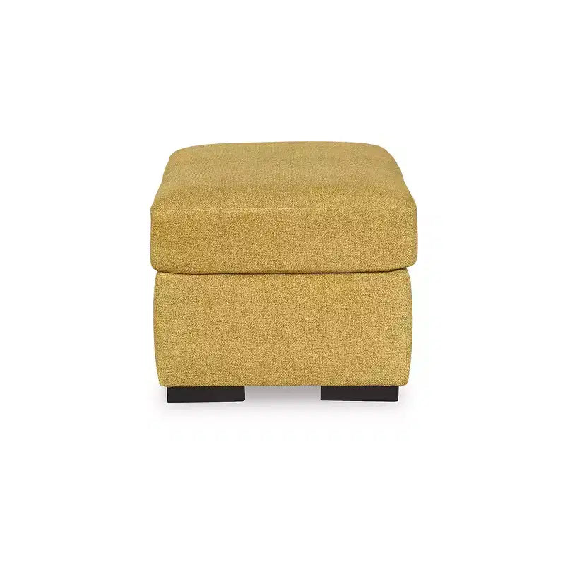 Signature Design by Ashley Keerwick – Pouf moderne, jaune tournesol