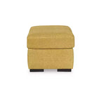 Signature Design by Ashley Keerwick – Pouf moderne, jaune tournesol