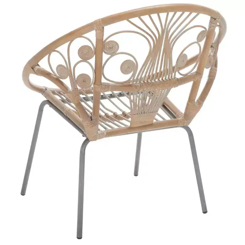 Fauteuil d'appoint Carlson - WIK6505A - Gris délavé/Noir - Safavieh