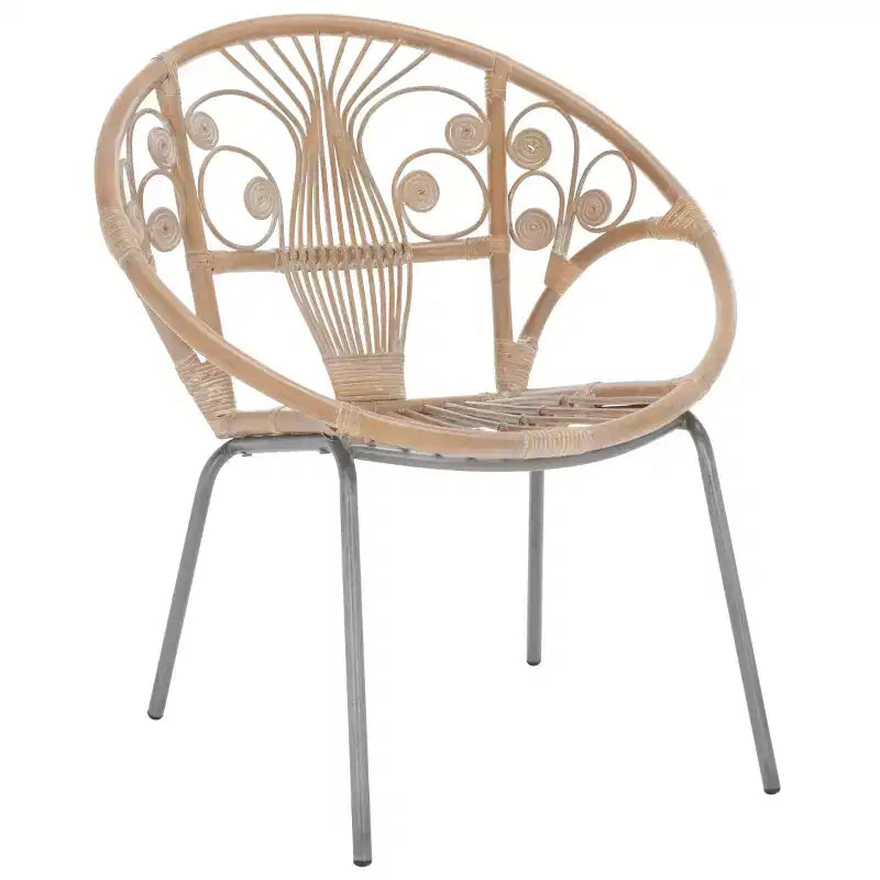 Fauteuil d'appoint Carlson - WIK6505A - Gris délavé/Noir - Safavieh