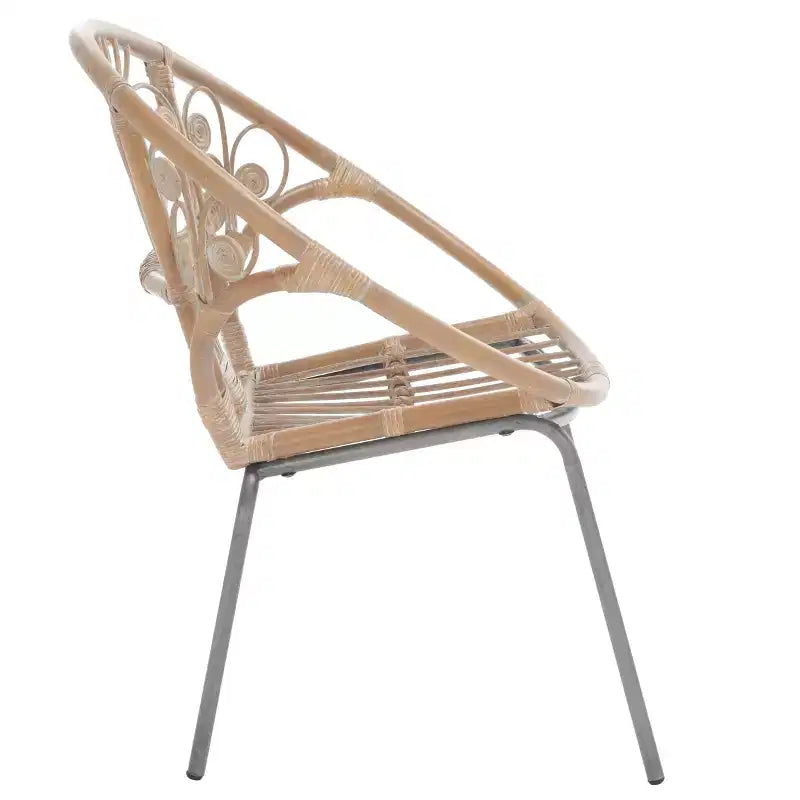 Fauteuil d'appoint Carlson - WIK6505A - Gris délavé/Noir - Safavieh